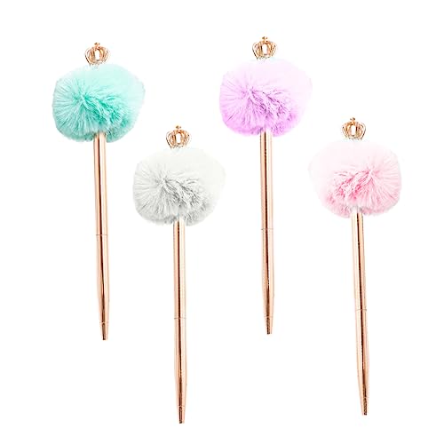 GARIOUANS 4Stücke Entzückende Kawaii Stifte Plüsch Kugelschreiber für Büro Schule Geschenkidee für Freunde Ergonomisches Design GARIOUANS 4Stücke Entzückende Kawaii Stifte Plüsch Kugelschreiber für Büro Schule Geschenkidee für Freunde Ergonomisches Design von GARIOUANS