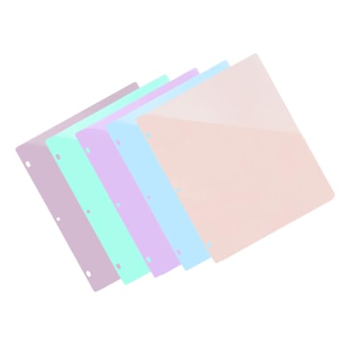 GARIOUANS 5 Blätter Teiliges Dokumententaschen Kunststoff Organizer Transparente Praktische Ablagebeutel für Lose Abheftbare Klarsichthüllen für Büro und Schule GARIOUANS 5 Blätter Teiliges Dokumententaschen Kunststoff Organizer Transparente Praktische Ablagebeutel für Lose Abheftbare Klarsichthüllen für Büro und Schule von GARIOUANS