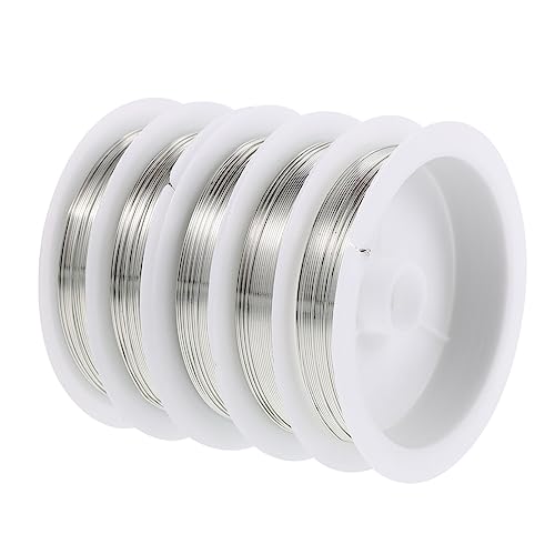 GARIOUANS 5 Rollen Kupferdraht À Flexibler Basteldraht für Schmuckherstellung Dekoration Floristik und Diy Projekte Langlebig und Rostfrei für Bastelarbeiten GARIOUANS 5 Rollen Kupferdraht À Flexibler Basteldraht für Schmuckherstellung Dekoration Floristik und Diy Projekte Langlebig und Rostfrei für Bastelarbeiten von GARIOUANS