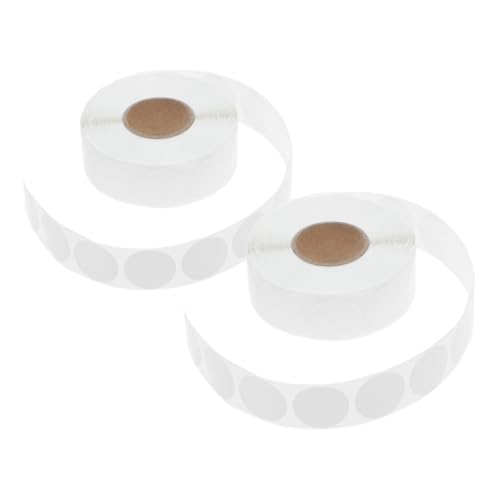 GARIOUANS 5 Rollen Runde Weiße Blanko Klebeetiketten Durchmesser Schreibbare Aufkleber Vielseitig Beschriftbar Für Büro Schule Lager Und Haushaltsorganisation GARIOUANS 5 Rollen Runde Weiße Blanko Klebeetiketten Durchmesser Schreibbare Aufkleber Vielseitig Beschriftbar Für Büro Schule Lager Und Haushaltsorganisation von GARIOUANS