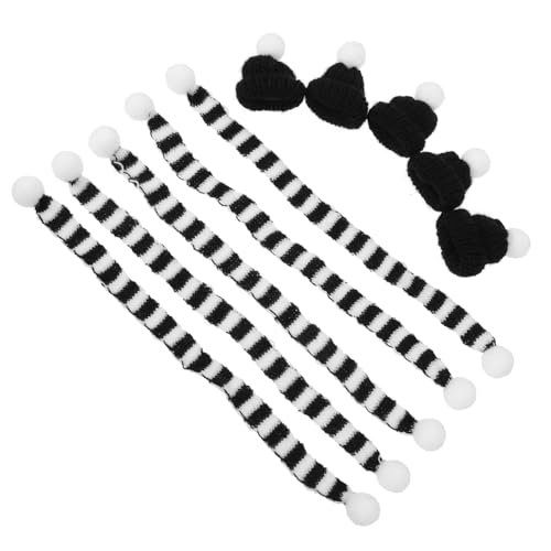 GARIOUANS 5 Sätze Mini Weihnachtsmützen und Schals aus Weichem Wollgarn Dekorative Flaschenüberzüge mit Festlichem Design Vielseitig als Flaschendeko und Partyutensilien für Weihnachten GARIOUANS 5 Sätze Mini Weihnachtsmützen und Schals aus Weichem Wollgarn Dekorative Flaschenüberzüge mit Festlichem Design Vielseitig als Flaschendeko und Partyutensilien für Weihnachten von GARIOUANS