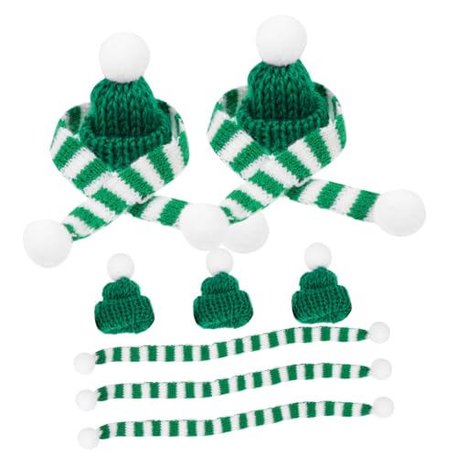 GARIOUANS 5 Sätze Mini Weihnachtsmützen und Schals aus Wollgarn Dekorative Flaschenhüllen mit Festlichem Design Sichere und Langlebige Tischdekoration für Weinflaschen und Partyaccessoires GARIOUANS 5 Sätze Mini Weihnachtsmützen und Schals aus Wollgarn Dekorative Flaschenhüllen mit Festlichem Design Sichere und Langlebige Tischdekoration für Weinflaschen und Partyaccessoires von GARIOUANS
