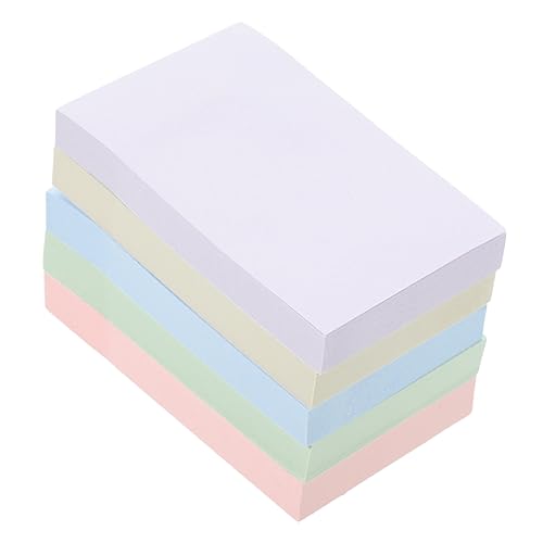 GARIOUANS 5 Sätze Selbstklebende Notizzettel Bunten Farben Praktische Haftnotizen für Büro Schule und Zuhause für To Do Listen Erinnerungen und Kreative Designs von GARIOUANS