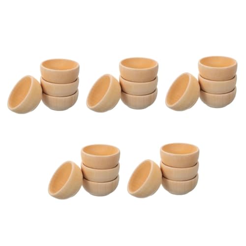 GARIOUANS 5 Sätze Teiliges Set Unbemalten Holzschalen Diy Holzspielzeug Für Kreative Bastelprojekte Für Mikro Landschaften 4 Stück * 5 GARIOUANS 5 Sätze Teiliges Set Unbemalten Holzschalen Diy Holzspielzeug Für Kreative Bastelprojekte Für Mikro Landschaften 4 Stück * 5 von GARIOUANS
