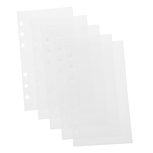 GARIOUANS 5 Stück Einstecktasche für Budgetordner budgetbuch budget buch budget-planer budget book tragbarer Budgeteinsatz Kasse Taschen Kleiner Budgeteinsatz Budget Bindereinlage pp Weiß von GARIOUANS