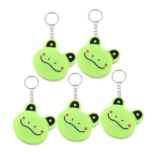 GARIOUANS 5 Stück Frosch Maßband Schlüsselanhänger Weiches Beidseitiges Maßband mit Automatischem Rückzug für Nähen Basteln Kompakt Flexibel Niedliches Tierdesign GARIOUANS 5 Stück Frosch Maßband Schlüsselanhänger Weiches Beidseitiges Maßband mit Automatischem Rückzug für Nähen Basteln Kompakt Flexibel Niedliches Tierdesign von GARIOUANS