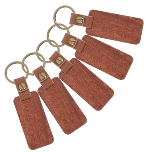 GARIOUANS 5 Stück Holz Schlüsselanhänger Rohlinge Teiliges Blanko DIY Schlüsselanhänger aus Stabilem Holz zum Bemalen Gravieren Personalisieren Anhänger für Taschen Dekoration GARIOUANS 5 Stück Holz Schlüsselanhänger Rohlinge Teiliges Blanko DIY Schlüsselanhänger aus Stabilem Holz zum Bemalen Gravieren Personalisieren Anhänger für Taschen Dekoration von GARIOUANS