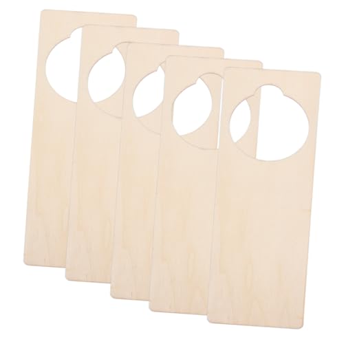 GARIOUANS 5 Stück Holz Türknauf aufhänger DIY Türschild aus Langlebigem Holz für Halloween Dekoration Hotel Büro türschild Leere Türdeko zum Bemalen und Beschriften GARIOUANS 5 Stück Holz Türknauf aufhänger DIY Türschild aus Langlebigem Holz für Halloween Dekoration Hotel Büro türschild Leere Türdeko zum Bemalen und Beschriften von GARIOUANS