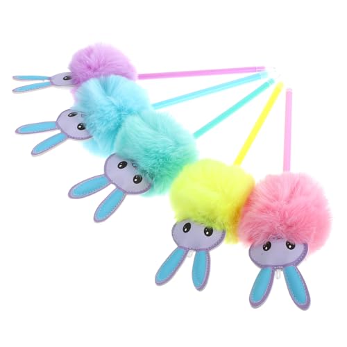 GARIOUANS 5 Stück Kaninchen Kugelschreiber süße Kaninchenstifte Dekorativer Stift Hasenstifte Pelzhasenstift Pom-Pom-Stift Aber neuartige Kugelschreiber zurück zur Schule vorhanden Pu GARIOUANS 5 Stück Kaninchen Kugelschreiber süße Kaninchenstifte Dekorativer Stift Hasenstifte Pelzhasenstift Pom-Pom-Stift Aber neuartige Kugelschreiber zurück zur Schule vorhanden Pu von GARIOUANS