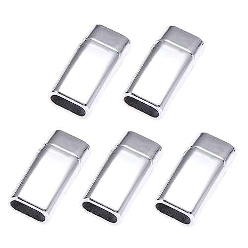 GARIOUANS 5 Stück Magnetverschluss für DIY Armbänder Sichere Magnetklammern für Schmuckherstellung Silber für Armbandverschlüsse und Kettenverschluss von GARIOUANS