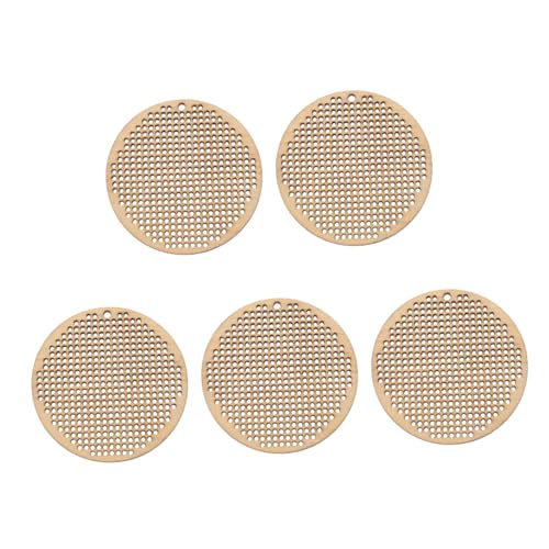 GARIOUANS 5 Stück Mini Kreuzstich Holzchips für Diy Handgefertigte Holzanhänger mit Vielen Löchern für Projekte Langlebig Geruch Bastelarbeiten GARIOUANS 5 Stück Mini Kreuzstich Holzchips für Diy Handgefertigte Holzanhänger mit Vielen Löchern für Projekte Langlebig Geruch Bastelarbeiten von GARIOUANS