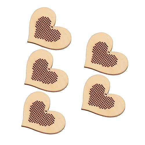 GARIOUANS 5 Stück Mini Kreuzstich Holzplatten Handgemachte Diy Holzchips für Bastelprojekte Vielseitig Einsetzbar zur Dekoration und Gestaltung von Kunstwerken GARIOUANS 5 Stück Mini Kreuzstich Holzplatten Handgemachte Diy Holzchips für Bastelprojekte Vielseitig Einsetzbar zur Dekoration und Gestaltung von Kunstwerken von GARIOUANS