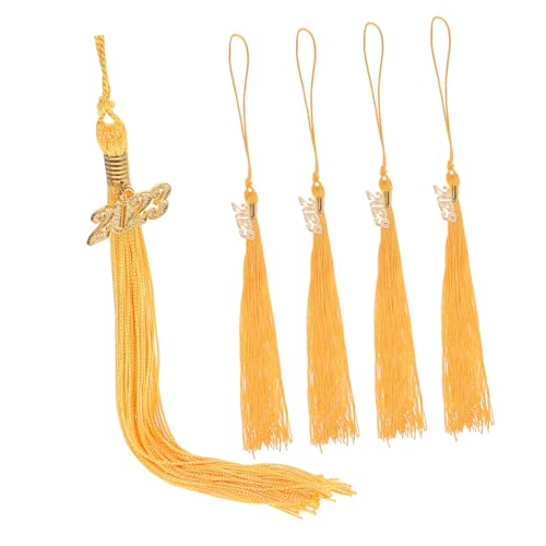 GARIOUANS 5 Stück Teiliges Abschluss Quaste für Doktorhut Dekorative Tassel für Abschlussfeiern Goldfarbene Anhänger Vielseitig Einsetzbar Erinnerungsstück und Dekoration für GARIOUANS 5 Stück Teiliges Abschluss Quaste für Doktorhut Dekorative Tassel für Abschlussfeiern Goldfarbene Anhänger Vielseitig Einsetzbar Erinnerungsstück und Dekoration für von GARIOUANS