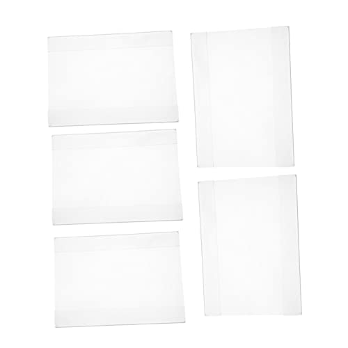 GARIOUANS 5 Stück Teiliges Acryl Preisschilder Halter Transparent Leicht mit Glatten Kanten für Supermarkt Regal Ladentisch und Büro zur Klaren Preis und Informationsanzeige GARIOUANS 5 Stück Teiliges Acryl Preisschilder Halter Transparent Leicht mit Glatten Kanten für Supermarkt Regal Ladentisch und Büro zur Klaren Preis und Informationsanzeige von GARIOUANS