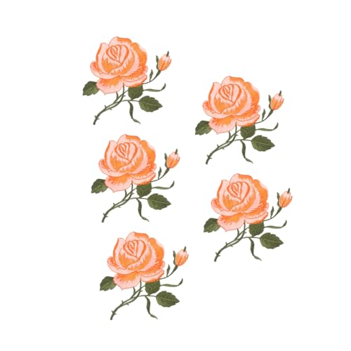 GARIOUANS 5 Stück Teiliges Bestickte Rosen Flicken zum Aufbügeln und Nähen Kleidung Applikationen DIY Patches zum Reparieren und Dekorieren von Jeans Taschen Hüten Langlebig und Vielseitig GARIOUANS 5 Stück Teiliges Bestickte Rosen Flicken zum Aufbügeln und Nähen Kleidung Applikationen DIY Patches zum Reparieren und Dekorieren von Jeans Taschen Hüten Langlebig und Vielseitig von GARIOUANS