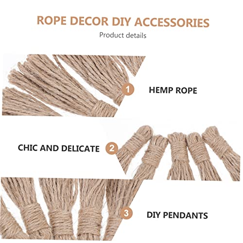 GARIOUANS 5 Stück Teiliges DIY Holzperlen mit Robustem Schnurmaterial Dekorative Quastenanhänger zum Basteln Langlebig und Sicher für Kreative Handwerksprojekte und Geschenke von GARIOUANS