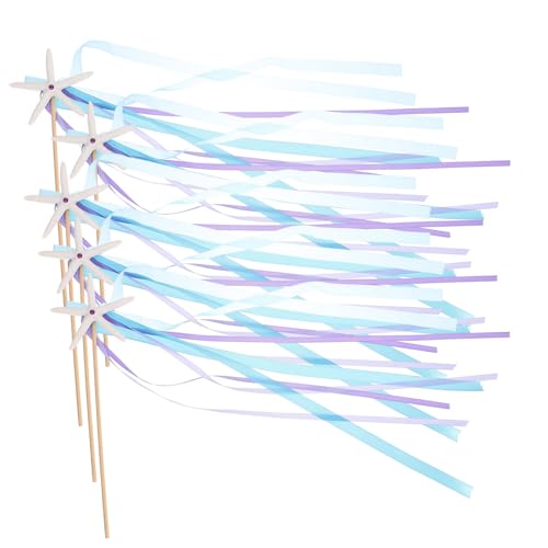 GARIOUANS 5 Stück Teiliges Dekorative Feenstäbe mit Ribbons Adorable Wand für Partys Bühnenaufführungen und Cosplay für Mädchen GARIOUANS 5 Stück Teiliges Dekorative Feenstäbe mit Ribbons Adorable Wand für Partys Bühnenaufführungen und Cosplay für Mädchen von GARIOUANS
