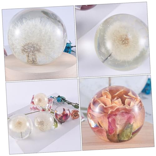 GARIOUANS 5 Stück Teiliges Silikonform Kugel Gießform Flexibel Langlebig DIY Dekoration Kerzen Schmuck Epoxidharzformen für Büro Basteln von GARIOUANS