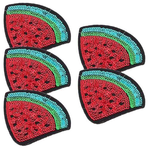 GARIOUANS 5 Stück Teiliges Wassermelonen Aufnäher zum Aufbügeln Süße Obst Embroidery Applikationen für Jacken Rucksäcke und Jeans Langlebig und Einfach Anzubringen GARIOUANS 5 Stück Teiliges Wassermelonen Aufnäher zum Aufbügeln Süße Obst Embroidery Applikationen für Jacken Rucksäcke und Jeans Langlebig und Einfach Anzubringen von GARIOUANS