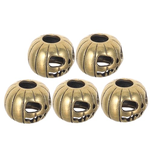 GARIOUANS 5 Stück Vintage Halloween Kürbis Totenkopf Anhänger aus Messing DIY Charms für Schlüsselanhänger Armbänder Schmuckherstellung Langlebige Metallperlen für Bastelbedarf GARIOUANS 5 Stück Vintage Halloween Kürbis Totenkopf Anhänger aus Messing DIY Charms für Schlüsselanhänger Armbänder Schmuckherstellung Langlebige Metallperlen für Bastelbedarf von GARIOUANS