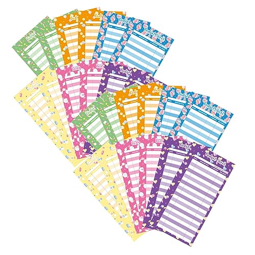 GARIOUANS 50 Blatt Budget Sheets mit Gelochten Blättern Candy Print Budgetkarten für Ringordner Extra Dickes Praktische Haushaltsbuch Einlagen Sparplan Helfer für Büro und Alltag GARIOUANS 50 Blatt Budget Sheets mit Gelochten Blättern Candy Print Budgetkarten für Ringordner Extra Dickes Praktische Haushaltsbuch Einlagen Sparplan Helfer für Büro und Alltag von GARIOUANS