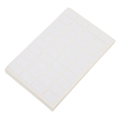 GARIOUANS 50 Blatt Selbstklebende Beschreibbare Blanko Etiketten Aufkleber Vielseitige Markierungsaufkleber für Büro Haushalt DIY Klassifizierung Praktische und Beschriftungssticker von GARIOUANS