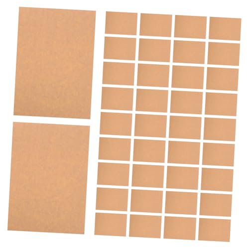 GARIOUANS 50 Blatt Selbstklebende Kraftpapier Etiketten Beschreibbar Bedruckbar Blanko Aufkleber Geeignet für Tintenstrahl und Laserdrucker Vielseitig Verwendbar für Büro Schule Lager Craft GARIOUANS 50 Blatt Selbstklebende Kraftpapier Etiketten Beschreibbar Bedruckbar Blanko Aufkleber Geeignet für Tintenstrahl und Laserdrucker Vielseitig Verwendbar für Büro Schule Lager Craft von GARIOUANS
