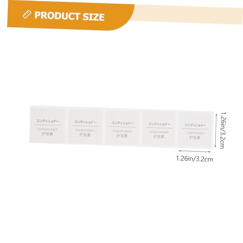 GARIOUANS 50 Blatt Wasserfeste Flaschenetiketten für Kosmetik Kleine Aufkleber für Shampoo Conditioner Duschgel Handseife zur Einfachen Beschriftung und Klassifizierung von Reiseflaschen GARIOUANS 50 Blatt Wasserfeste Flaschenetiketten für Kosmetik Kleine Aufkleber für Shampoo Conditioner Duschgel Handseife zur Einfachen Beschriftung und Klassifizierung von Reiseflaschen von GARIOUANS