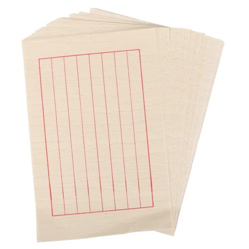 GARIOUANS 50 Blatt Xuan papier Kalligraphiepapier Halbgegartes Reispapier Streifen für Chinesische Kalligraphie Übung Weich Langlebig Geeignet für Anfänger und Liebhaber GARIOUANS 50 Blatt Xuan papier Kalligraphiepapier Halbgegartes Reispapier Streifen für Chinesische Kalligraphie Übung Weich Langlebig Geeignet für Anfänger und Liebhaber von GARIOUANS