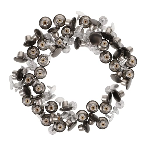 GARIOUANS 50 Sätze Jeansknöpfe Abnehmbare Metallknöpfe zum Selbermachen und Reparieren Praktische Ersatzknöpfe für Hosen und Diy Jeans Einfache Montage ohne Nähen von GARIOUANS