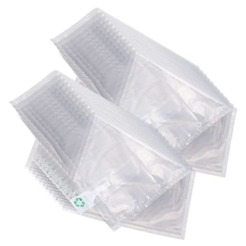 GARIOUANS 50 Stück Aufblasbare Luftpolster für Verpackung Wasserdichte Füllkissen Schutz von Zerbrechlichen Gegenständen Schock Druckbeständig für Versand und Umzug GARIOUANS 50 Stück Aufblasbare Luftpolster für Verpackung Wasserdichte Füllkissen Schutz von Zerbrechlichen Gegenständen Schock Druckbeständig für Versand und Umzug von GARIOUANS
