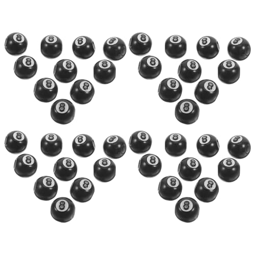GARIOUANS 50 Stück Billard lose Perlen Sport-Abstandsperle Runde Tischkugel mit losen Perlen Billard-Perlen-Anhänger lose Perlen basteln DIY -Abstandshalterperlen Acryl Schwarz GARIOUANS 50 Stück Billard lose Perlen Sport-Abstandsperle Runde Tischkugel mit losen Perlen Billard-Perlen-Anhänger lose Perlen basteln DIY -Abstandshalterperlen Acryl Schwarz von GARIOUANS