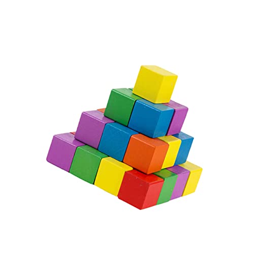 GARIOUANS 50 Stück Bunte Holzwürfel Quadratische Bastelklötze Holzbausteine DIY Kreativmaterial für Handwerk Projekte GARIOUANS 50 Stück Bunte Holzwürfel Quadratische Bastelklötze Holzbausteine DIY Kreativmaterial für Handwerk Projekte von GARIOUANS