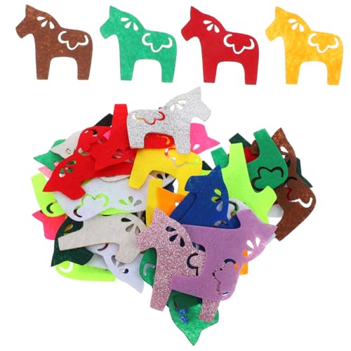 GARIOUANS 50 Stück Dara Trojanisches Farmhouse Horse Ornamente Pferdedekorationen Pferdethema -Dekoration Dalmatinische Themenkostüm Ranch-Ornament Skandinavisches Gefühlt von GARIOUANS