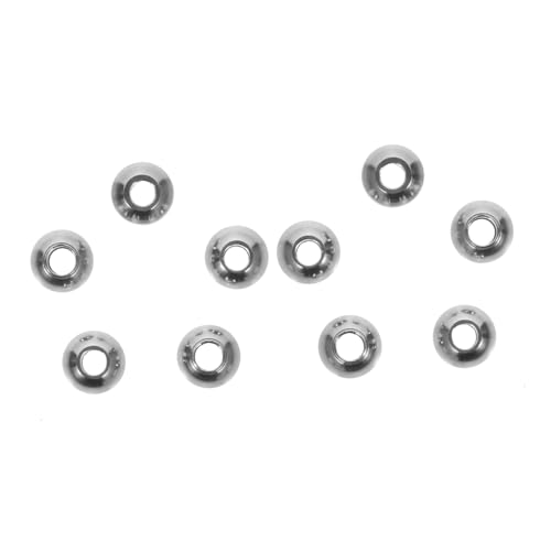 GARIOUANS 50 Stück Edelstahl Spacer Beads Lose Perlen für DIY Schmuckherstellung Armband Zubehör Langlebig und Glatt für Erwachsene Bastler von GARIOUANS