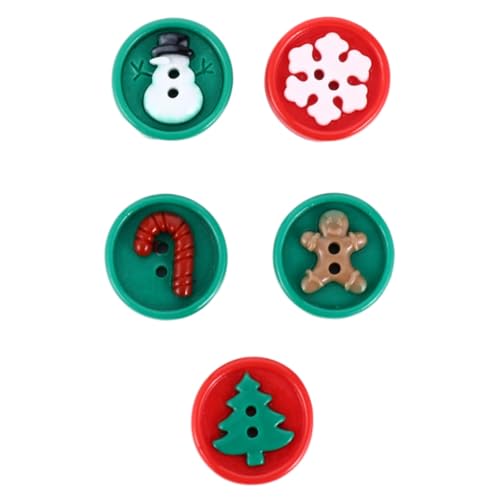 GARIOUANS 50 Stück Flache Weihnachtsknöpfe aus Resin Bunte Dekoknöpfe für DIY Handarbeit Nähen Basteln Scrapbooking Vielseitige Muster Kleine Festliche Nähzubehör für Pullover und Mäntel GARIOUANS 50 Stück Flache Weihnachtsknöpfe aus Resin Bunte Dekoknöpfe für DIY Handarbeit Nähen Basteln Scrapbooking Vielseitige Muster Kleine Festliche Nähzubehör für Pullover und Mäntel von GARIOUANS