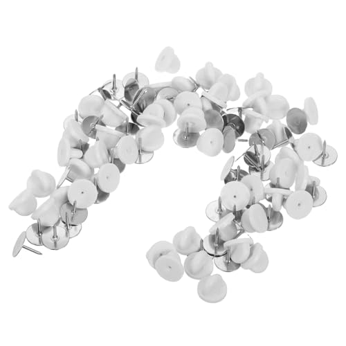 GARIOUANS 50 Stück Gummibackungen für Anstecknadeln Schmetterlingsverschluss für Diy Schmuck Abzeichen und Vielseitige Sicherheitslösung für Projekte von GARIOUANS