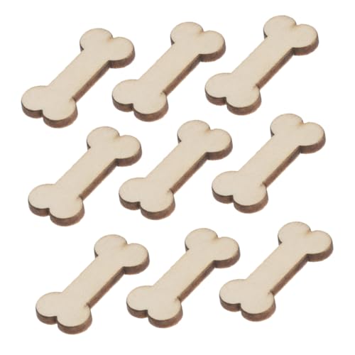 GARIOUANS 50 Stück Holz Hundeknochen zum Bemalen Diy Holzornamente für Dekoration Stabile Holzscheiben für Schmuck Hochzeiten und Bastelprojekte GARIOUANS 50 Stück Holz Hundeknochen zum Bemalen Diy Holzornamente für Dekoration Stabile Holzscheiben für Schmuck Hochzeiten und Bastelprojekte von GARIOUANS