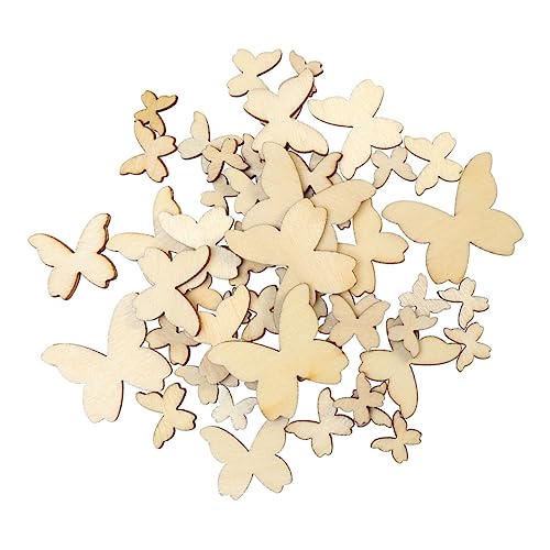 GARIOUANS 50 Stück Holz Schmetterlinge Mix Natürliche Holzrohlinge zum Basteln Scrapbooking und Dekorieren DIY Holzornamente für Kreative Handwerksprojekte GARIOUANS 50 Stück Holz Schmetterlinge Mix Natürliche Holzrohlinge zum Basteln Scrapbooking und Dekorieren DIY Holzornamente für Kreative Handwerksprojekte von GARIOUANS
