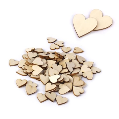 GARIOUANS 50 Stück Holzscheiben Naturholzscheiben mit Rinde Glatt Geschliffen Beidseitig zum Basteln Bemalen und Dekorieren DIY Holzherzen für Scrapbooking und Kunstprojekte GARIOUANS 50 Stück Holzscheiben Naturholzscheiben mit Rinde Glatt Geschliffen Beidseitig zum Basteln Bemalen und Dekorieren DIY Holzherzen für Scrapbooking und Kunstprojekte von GARIOUANS