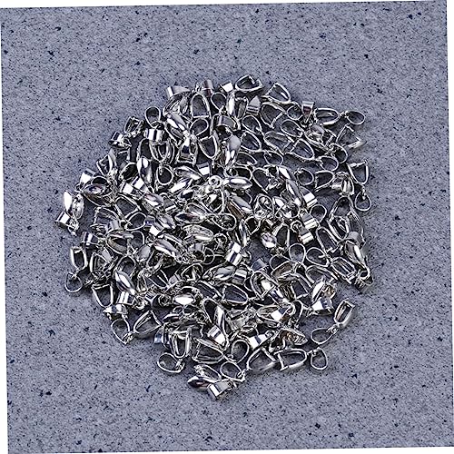 GARIOUANS 50 Stück Metall Pinch Clip Schmuckzubehör Weißgold Quetschperlen Klemme DIY Anhängerverbinder für Perlen Halsketten Armbänder Schlüsselanhänger Schmuckherstellung GARIOUANS 50 Stück Metall Pinch Clip Schmuckzubehör Weißgold Quetschperlen Klemme DIY Anhängerverbinder für Perlen Halsketten Armbänder Schlüsselanhänger Schmuckherstellung von GARIOUANS