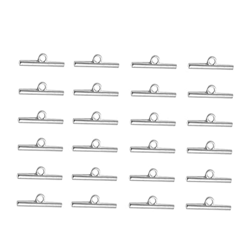 GARIOUANS 50 Stück Metall Schnallen für Handtaschen DIY Zubehör Robust Quadratische Legierung Ersatzverschluss für Handtaschen Rucksäcke Tragetaschen Silber von GARIOUANS