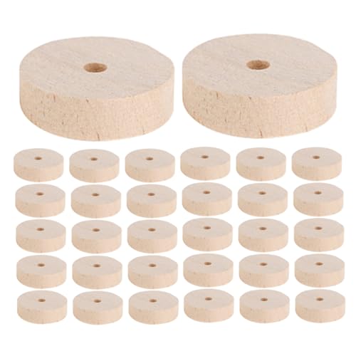 GARIOUANS 50 Stück Mini Holzräder für DIY Modellautos Kleine Runde Bastelräder aus Holz Unbehandelt zum Bemalen Stabile Holzräder für Bastelprojekte und Spielzeugzubehör Dicke GARIOUANS 50 Stück Mini Holzräder für DIY Modellautos Kleine Runde Bastelräder aus Holz Unbehandelt zum Bemalen Stabile Holzräder für Bastelprojekte und Spielzeugzubehör Dicke von GARIOUANS