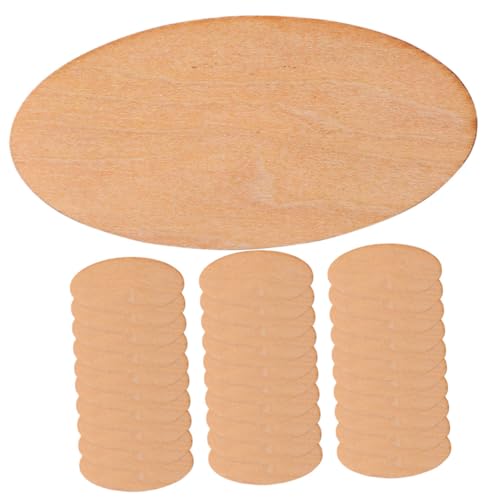 GARIOUANS 50 Stück Ovale Holzscheiben Lindenholz DIY Bastelmaterial Blanko Holzanhänger zum Bemalen und Verzieren für Kreative Handwerksprojekte und Dekoration GARIOUANS 50 Stück Ovale Holzscheiben Lindenholz DIY Bastelmaterial Blanko Holzanhänger zum Bemalen und Verzieren für Kreative Handwerksprojekte und Dekoration von GARIOUANS