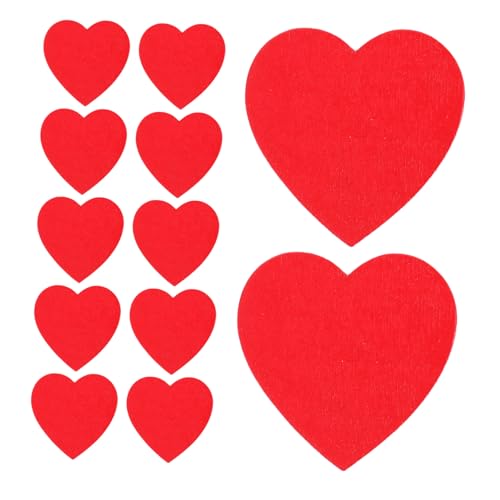GARIOUANS 50 Stück Rote Holzherzen Glatte Oberfläche Holzscheiben für DIY Hochzeit Deko Bastelornamente Handbemalbar Leichte Holzstücke für Party Fenster und Wanddeko GARIOUANS 50 Stück Rote Holzherzen Glatte Oberfläche Holzscheiben für DIY Hochzeit Deko Bastelornamente Handbemalbar Leichte Holzstücke für Party Fenster und Wanddeko von GARIOUANS