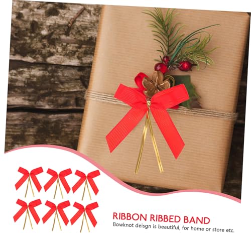 GARIOUANS 50 Stück Rote Schleifenbänder in Bowknot form Breit Doppelseitig Geripptes Geschenkband für Basteln Dekoration von Geschenken Blumen Kuchen und Kleidung GARIOUANS 50 Stück Rote Schleifenbänder in Bowknot form Breit Doppelseitig Geripptes Geschenkband für Basteln Dekoration von Geschenken Blumen Kuchen und Kleidung von GARIOUANS