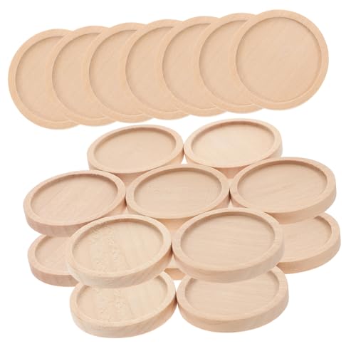 GARIOUANS 50 Stück Runde Holz Anhänger Schalen Außendurchmesser Innendurchmesser Khaki Retro Schmuck Bastelbasis für Broschennadeln DIY Schmuckherstellung GARIOUANS 50 Stück Runde Holz Anhänger Schalen Außendurchmesser Innendurchmesser Khaki Retro Schmuck Bastelbasis für Broschennadeln DIY Schmuckherstellung von GARIOUANS
