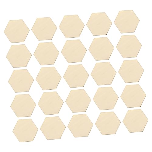 GARIOUANS 50 Stück Sechseckige Holzscheiben Buchenholz Bastelornamente für Hochzeiten Geburtstage und Weihnachten Diy Dekorationen Holz für Kreative Projekte GARIOUANS 50 Stück Sechseckige Holzscheiben Buchenholz Bastelornamente für Hochzeiten Geburtstage und Weihnachten Diy Dekorationen Holz für Kreative Projekte von GARIOUANS