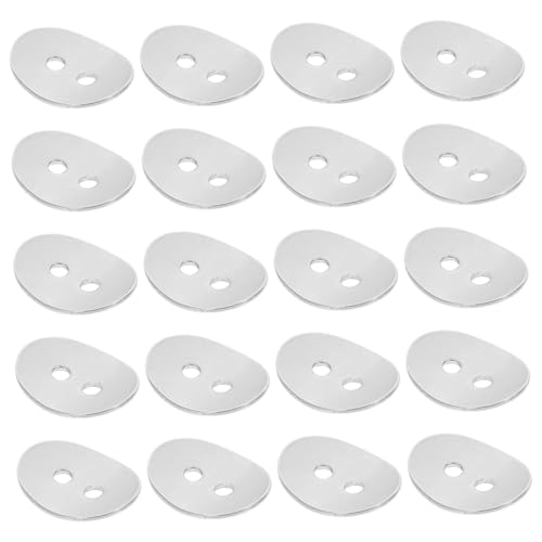 GARIOUANS 50 Stück Teiliges Armbandverbinder Oval Rostfrei Langlebig für DIY Schmuckherstellung Kompatibel mit Armbändern und Halsketten Leicht und Kompakt für Bastelbedarf von GARIOUANS