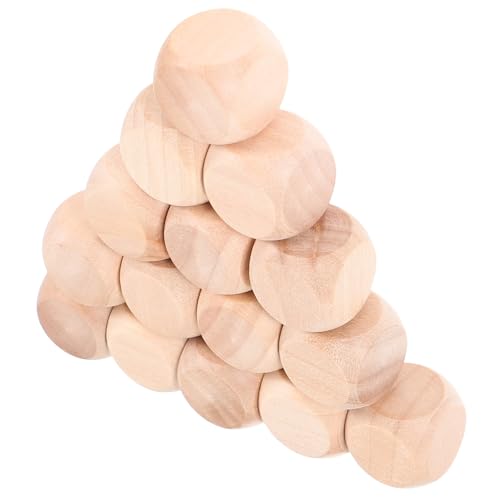 GARIOUANS 50 Stück Teiliges Holz Würfel Set Blanko Würfel Holzklötzchen Sechseitig für DIY Bastelprojekte Puzzle Herstellung und Kreative Holzbausteine GARIOUANS 50 Stück Teiliges Holz Würfel Set Blanko Würfel Holzklötzchen Sechseitig für DIY Bastelprojekte Puzzle Herstellung und Kreative Holzbausteine von GARIOUANS